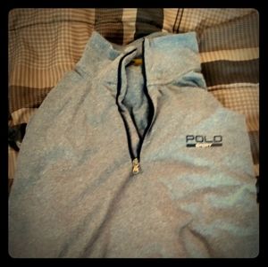 Polo quarter zip cotton shirt